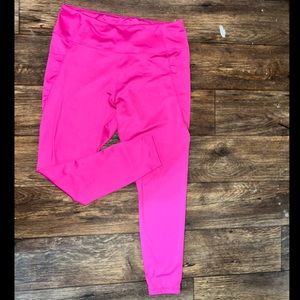 Hot pink leggings! Cabana by Crown & Ivy size xl